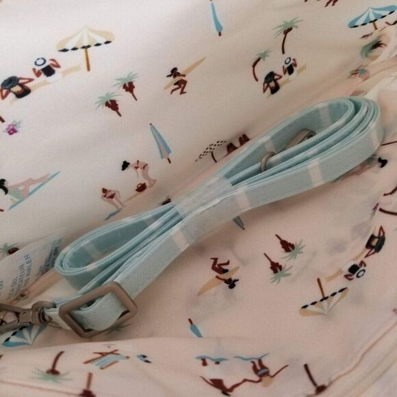 JuJuBe Summer Stripe Be Quick Paci Pod Bundle Bag Clutch Beach Goers Lining NEW - Picture 4 of 10